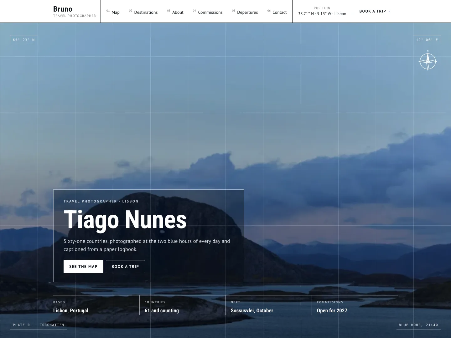 Bruno - a photography template