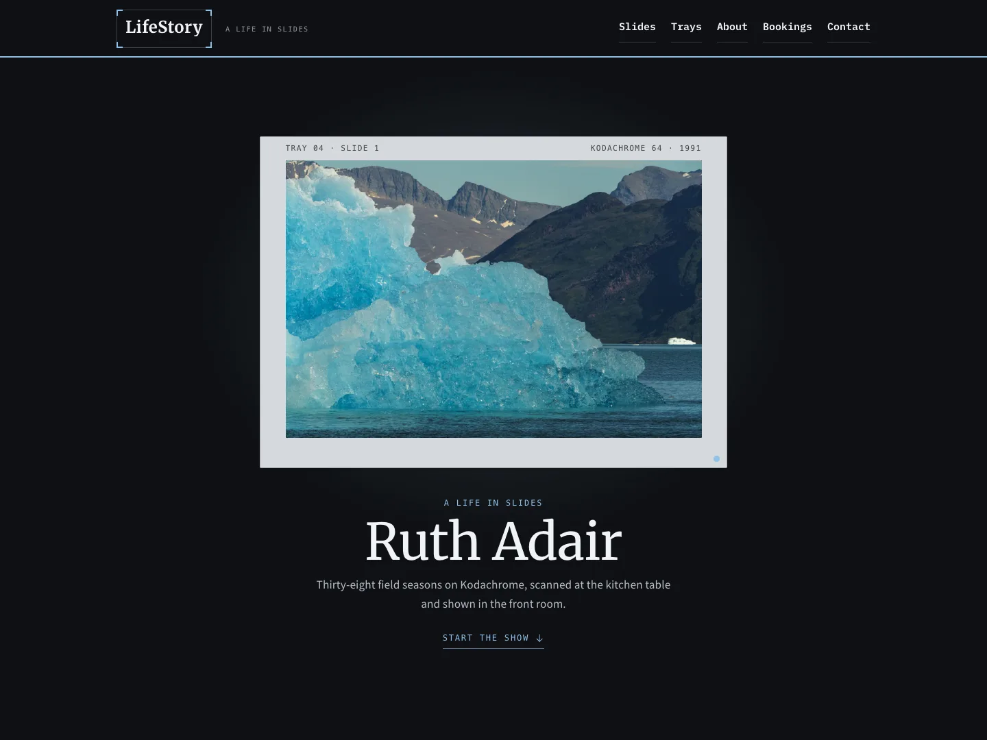 Lifestory - a personal template